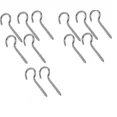 thumbnail image 1 of 316 Stainless Steel Screw Open Eye Steel Ceiling Hang Frames Gate 12 Pack M4, 1 of 2