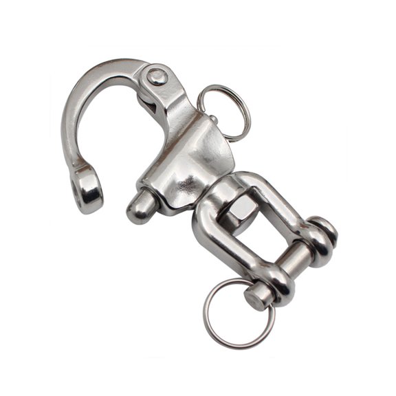 316 Stainless Steel Shackle Quick Release Boat Chain Eye Shackle Hook for Marine