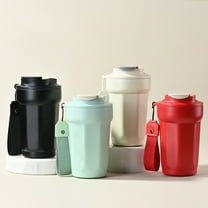 316 Stainless Steel Smart Insulated Coffee Mug with LED Temperature Display | Double Leak-Proof Lid | Vacuum Thermal Travel Tumbler | Portable Lightweight | 16x10cm | 1 Piece | White Black Green Red