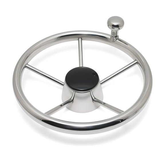 316 Stainless Steel Steering Wheel With knob (Option) 25 Degree 11'' For Marine Yacht Boat Accessories