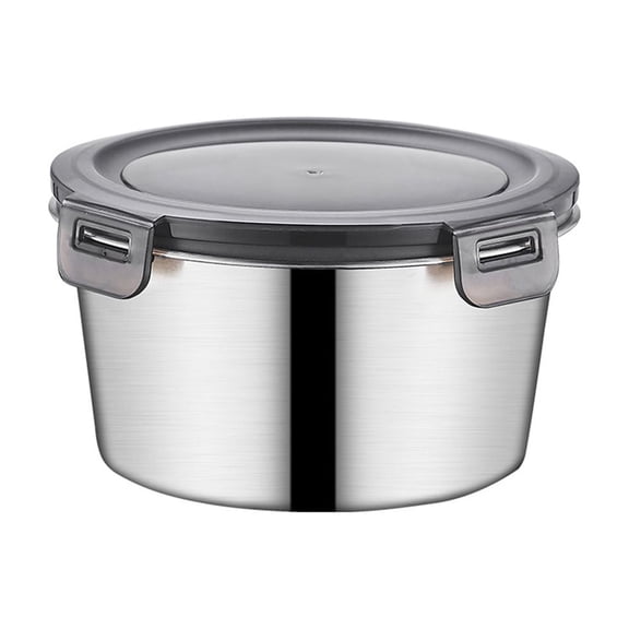 316 Stainless Steel Storage Container Preservation Box with Sealed Lid Large Capacity Bowl for Household Use