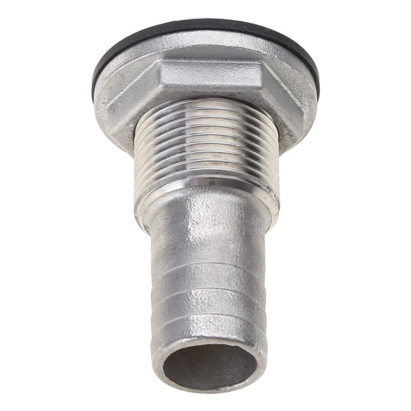316 Stainless Steel Straight Thru-Hull Fitting Bilge Connector for Marine Boat Drain Vent