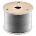 thumbnail image 2 of VEVOR 1/8 T316 Stainless Steel Cable 500FT, 7x7 Flexible Core Cable Railing System Wire Rope 2 of 14
