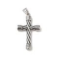 thumbnail image 1 of 316 Surgical Stainless Steel Pendants with 304 Stainless Steel Snap on Bails Stainless Steel Color 49x30x7.5mm Hole: 8x4mm DIY, 1 of 2