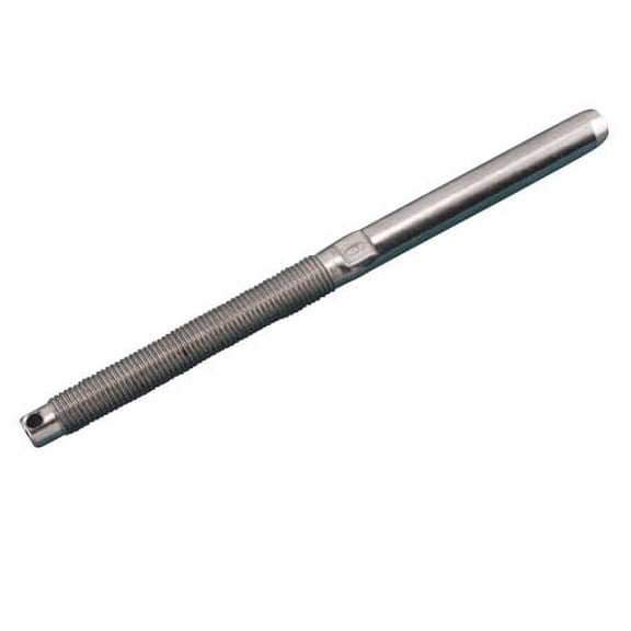 316 UNF STAINLESS STEEL LEFTHAND SWAGE STUD 1/4"-1/8" (S0732-0703)