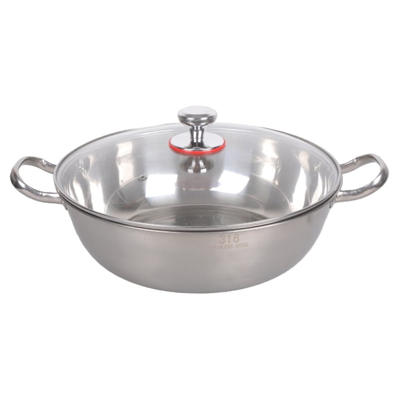 316 nonrust Steel Cooking Pot Perfect For Soup Thick Double Handles