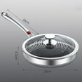 316 stainless steel frying pan household non pan induction cooker pot