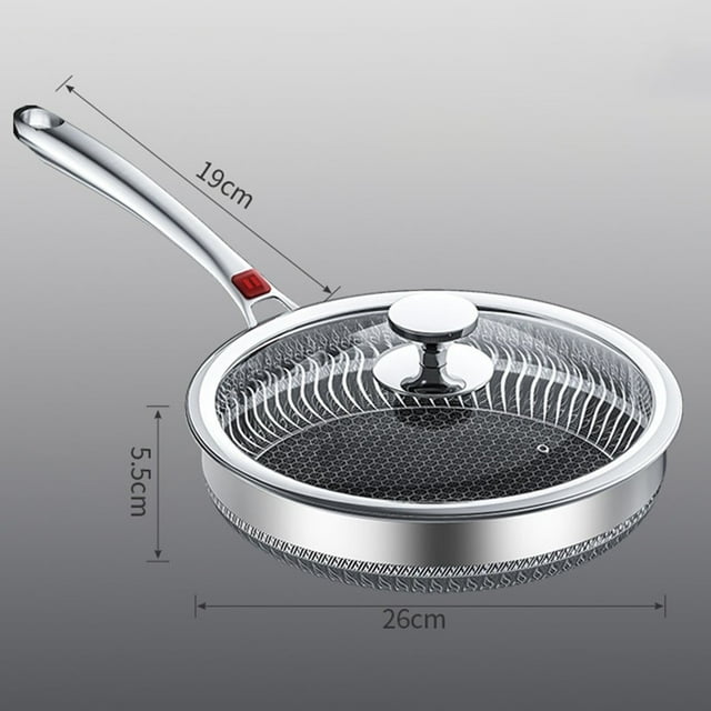 316 stainless steel frying pan household non pan induction cooker pot