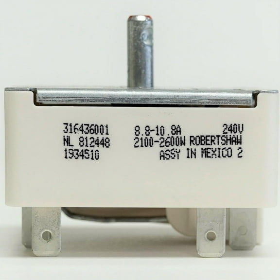 316436001 AP3885460 PS1145040 for Frigidaire Range Stove Element Burner Switch