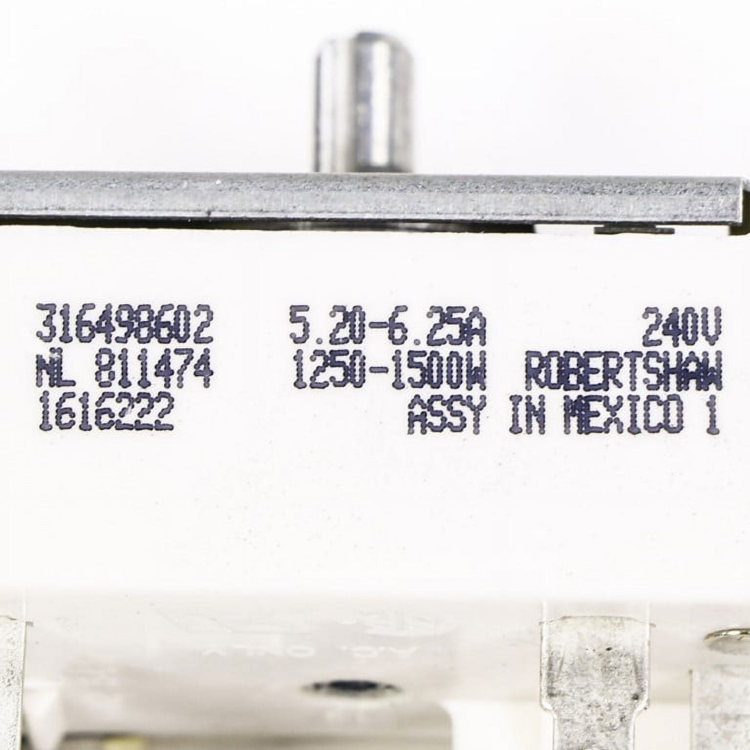 316498602 Frigidaire Surface Element Switch OEM 316498602