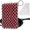 thumbnail image 1 of 316L Cast Iron Scrubber Cleaner, Large Cast Iron Chain Mail Scrubber - Chainmail Scrubber Sponge - Metal Skillet Scrubbing, Wok, Dutch Oven Cleaning Kit, 1 of 6