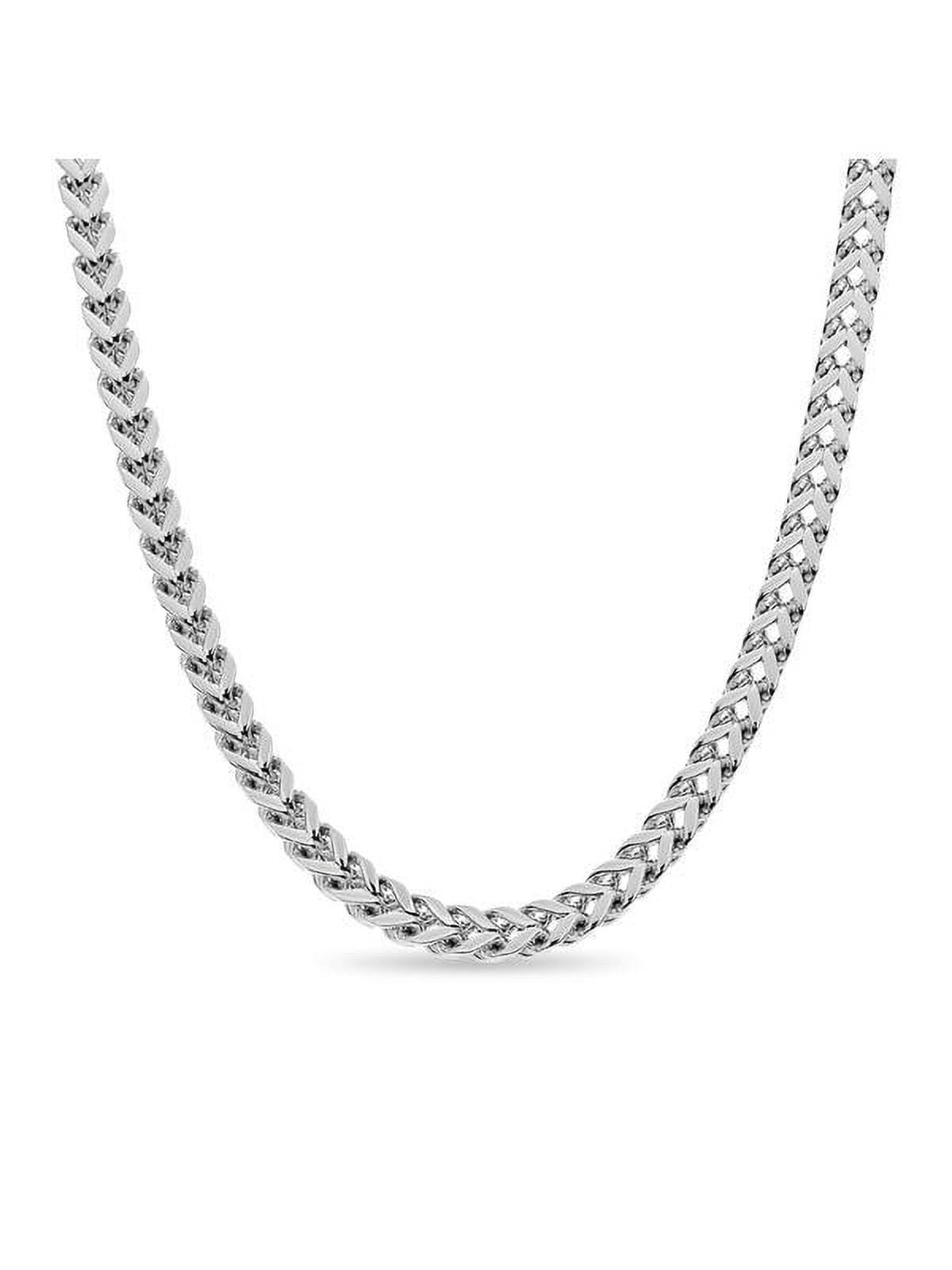 Silver-Tone Steel T-Bar Pocket Watch Chain | In Stock! | Seizmont