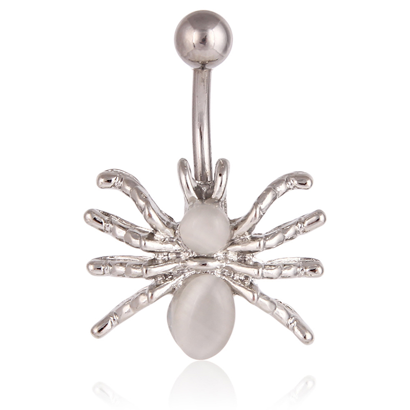 316L Stainless Steel Animal Style Belly Button Ring Fashion Spider