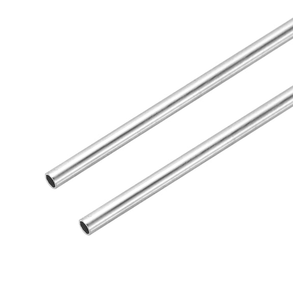 316L Stainless Steel Capillary Tube, OD 1.8mmx0.2mm Wall Thickness 305mm L Seamless Straight Stainless Pipe Metal Tubing for Construction/Industry Machinery/Crafting,Pack of 2