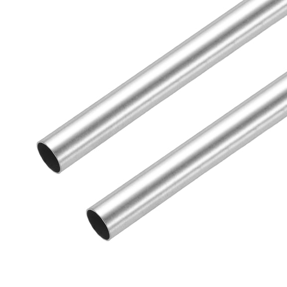 316L Stainless Steel Capillary Tube, OD 11mmx0.5mm Wall Thickness 305mm L Seamless Straight Stainless Pipe Metal Tubing for Construction/Industry Machinery/Crafting,Pack of 2