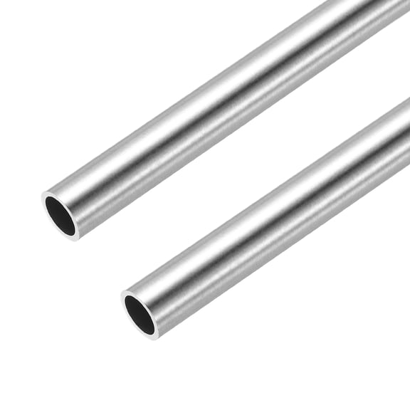 316L Stainless Steel Capillary Tube, OD 9mmx1mm Wall Thickness 305mm L Seamless Straight Stainless Pipe Metal Tubing for Construction/Industry Machinery/Crafting,Pack of 2
