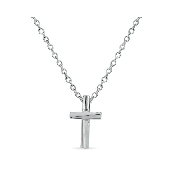 316L Stainless Steel Cross Necklace 21 Inches
