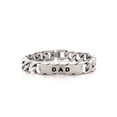 thumbnail image 1 of 316L Stainless Steel DAD ID Bar Bracelet 8.5 Inches, 1 of 4
