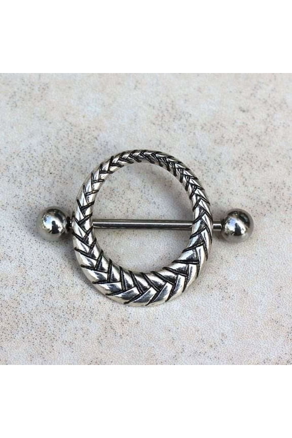 316L Stainless Steel Dragon Scale Nipple Shield