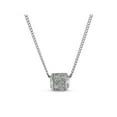 thumbnail image 1 of 316L Stainless Steel Silver Glitter Barrel Pendant, 24" Curb Chain, 1 of 1