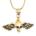 thumbnail image 1 of 316L Stainless Steel Skull Pendant Necklace for Men Skull Pendant Necklace for Men Urn Necklace for Ashes Grandma Grandpa Mom Dad Papa Nana Brother Sister, 1 of 6
