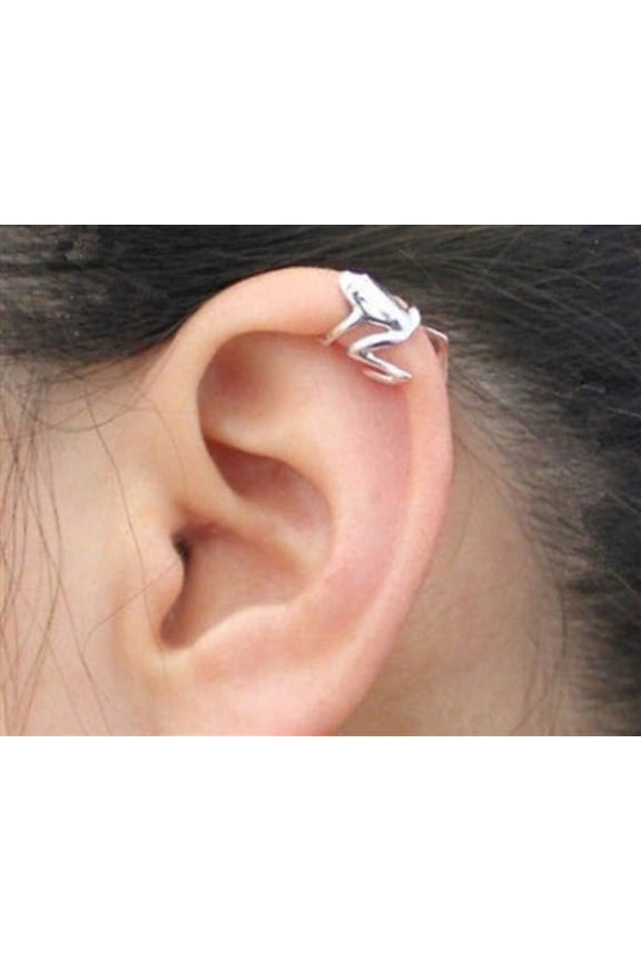 316L Stainless Steel Tree Frog Fake Cartilage Ear Cuff