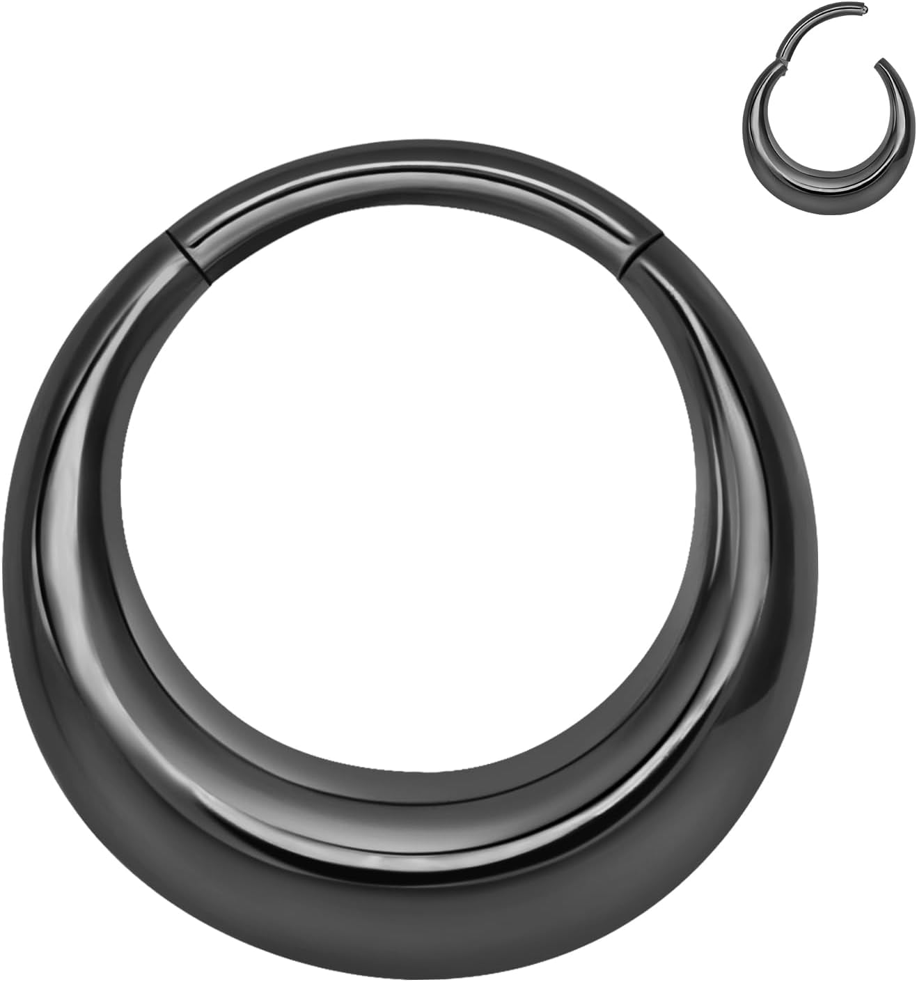 316L Steel Rings Women, 16G Steel Ear Jewelry Collection Segment Nose ...