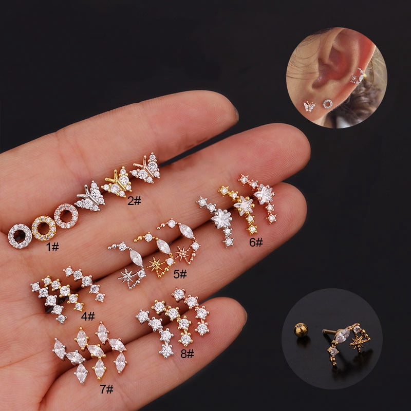Stainless Steel Cartilage Earrings