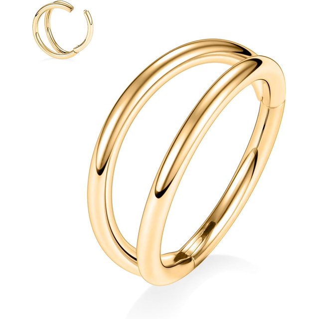 316L Surgical Steel Nose Ring Hoop Septum Ring Conch Piercing Jewelry