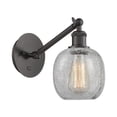 thumbnail image 1 of 317-1W-OB-G105-LED-Innovations Lighting-Belfast - 1 Light Wall Sconce In Industrial Style-11.38 Inches Tall and 6 Inches Wide Oil Rubbed Bronze Clear, 1 of 1