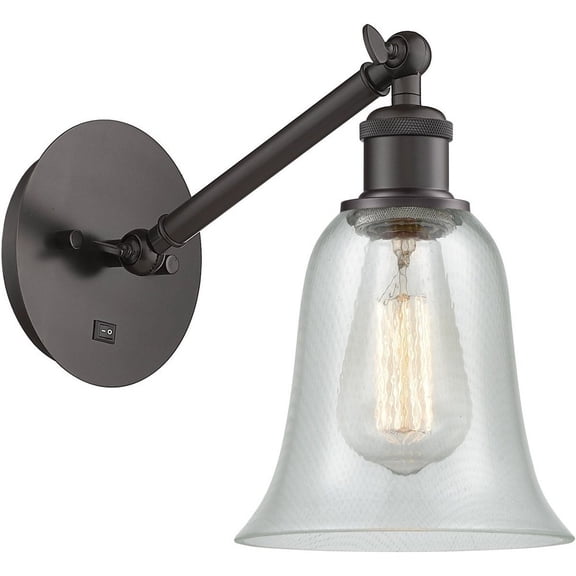 317-1W-OB-G2812-LED-Innovations Lighting-Hanover - 1 Light Wall Sconce In Industrial Style-13.38 Inches Tall and 6.25 Inches Wide Oil Rubbed Bronze