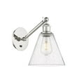thumbnail image 1 of 317-1W-PN-GBC-84-LED-Innovations Lighting-Athens - 1 Light Wall Sconce In Industrial Style-12.38 Inches Tall and 8 Inches Wide Polished Nickel Seedy, 1 of 1