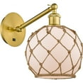 thumbnail image 1 of 317-1W-SG-G121-8RB-LED-Innovations Lighting-Athens - 1 Light Wall Sconce In Industrial Style-12.38 Inches Tall and 8 Inches Wide Satin Gold, 1 of 1