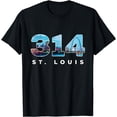 thumbnail image 1 of 317 STL Pride St. Louis Area Code T-Shirt, 1 of 3