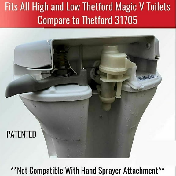 31705 Toilet Water Valve Kit for Thetford Aqua Magic V Toilet Water Valve high and low models