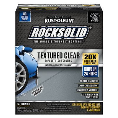 317382 RockSolid Concrete Floors Polycuramine Textured Top Coat, 120-oz. - Quantity 2