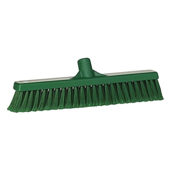 31782 Broom,Push,Soft-Split,16.5",PP/SS,Green