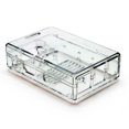 thumbnail image 1 of 31AC4883 - RASPBERRY PI 3 2 AND B+ ENCLOSURE CLEAR PLASTIC TOOLLESS, 1 of 1
