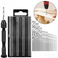 thumbnail image 1 of 31Pcs Mini Micro Hand Drill Bits Set Small Manual Keyless Chuck Pin Vise Rotary, 1 of 4