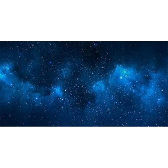 31X12IN, Starry Aquarium Background, Art Starry Fish Tank Decorations Background, with 8 EVA Double-Sided Tape