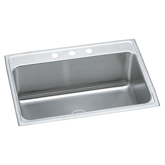31X22 3H 1B DP SS SINK *LUSTER