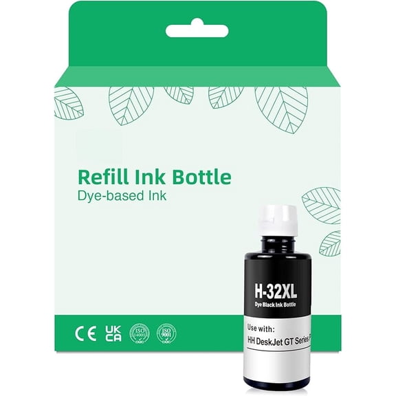 31XL 32XL Ink Bottle Set Replacement Compatible for HP Smart Tank 5101 7602 6001 5000 Ink Refill for HP 31 32 XL, Compatible with Smart Tank 7301 7001 5101 5000 5102 7002 5103