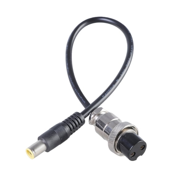 31cm Aviation Power Cable DC7909 Male to GX20 2pin Female Adapter Cord For Solar Panel Connection Energy Storage Unit
