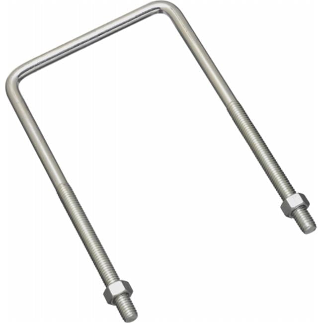 31in. Thread 2-.50in. X 5in. Zinc U-Bolts   - Pack of 5