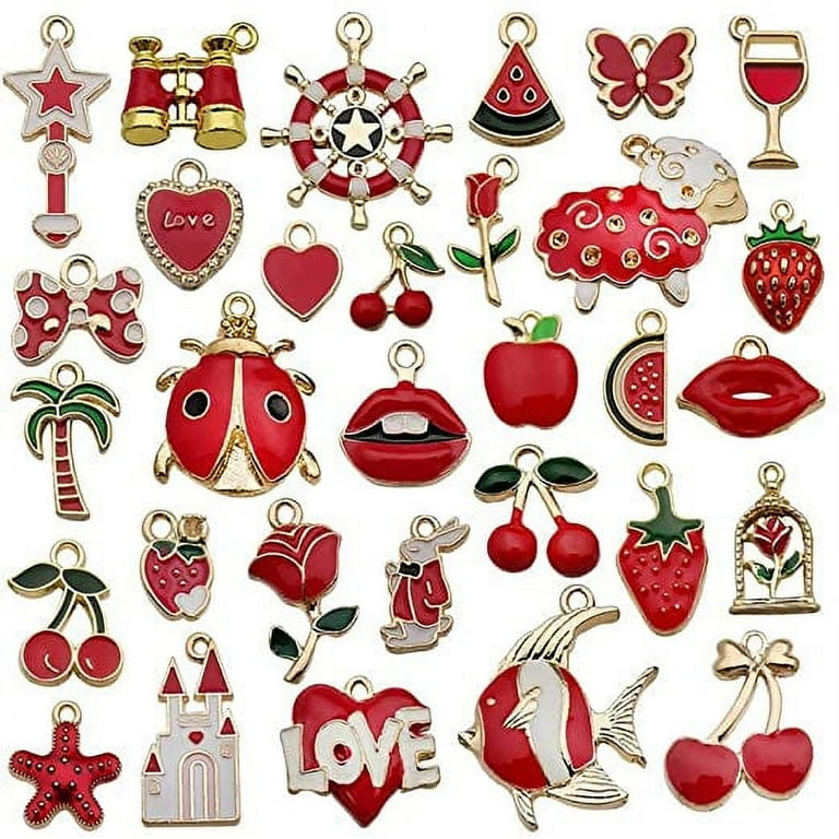 Enamel charms for bracelets best sale