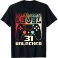 thumbnail image 1 of 31st Birthday For Men Level 31 Unlocked Gamer 31 Year Old T-Shirt, 1 of 3