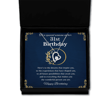 31st Birthday Gift for Woman, 31st Birthday Gift For Her, Solitaire Crystal Necklace, 31st Birthday Gift Necklace For Her,31st Birthday Jewelry