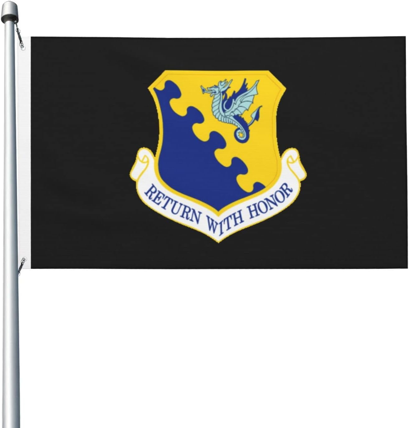 31st Fighter Wing Flag 3x5 Ft Double-Sided Durable Outdoor Banner Home ...