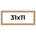 thumbnail image 1 of 31x11 Frame Charleston Honey Brown Solid Wood Picture Frame Width 1.75 Inches | Interior Depth 0.5, 1 of 8