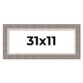 thumbnail image 1 of 31x11 Frame Grey Real Wood Picture Frame Width 2.75 Inches | Interior Frame Depth 0.5 Inches |, 1 of 8